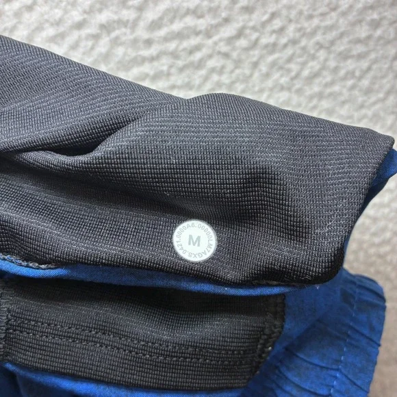 Lululemon Pace Breaker Shorts Men M Blue Marble Linerless Run Training LM7AGXS - Picture 5 of 8